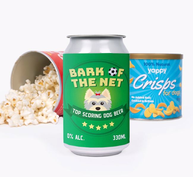 'Bark of the Net' - Personalised {breedFullName} Beer Bundle
