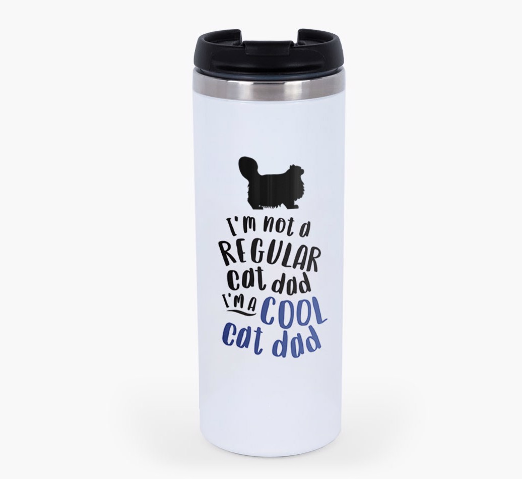 'Cool Cat Dad' - Personalised Travel Mug