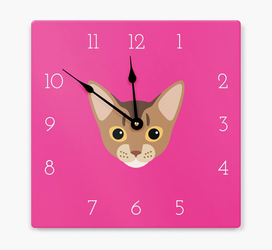 'Icon Clock' - Personalised Wall Clock with {breedCommonName} Icon