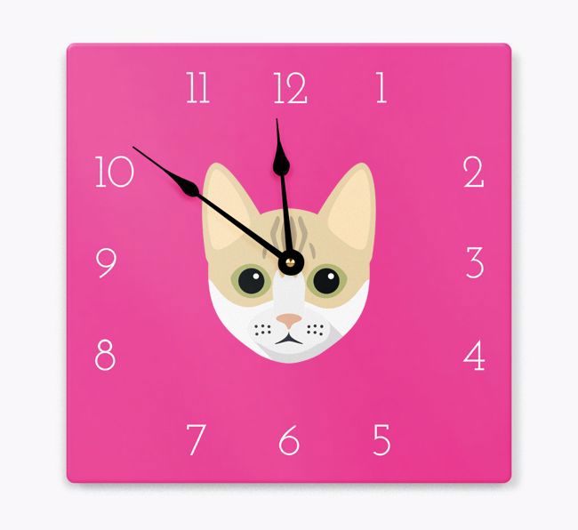 Icon Clock: Personalised {breedCommonName} Wall Clock