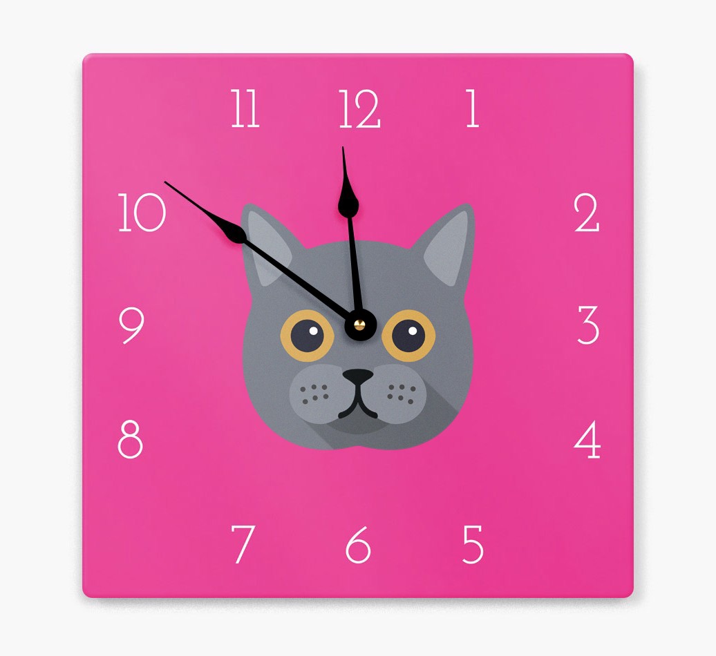 'Icon Clock' - Personalized Wall Clock with {breedCommonName} Icon