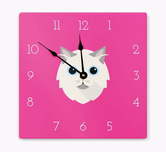 Icon Clock: Personalised {breedCommonName} Wall Clock