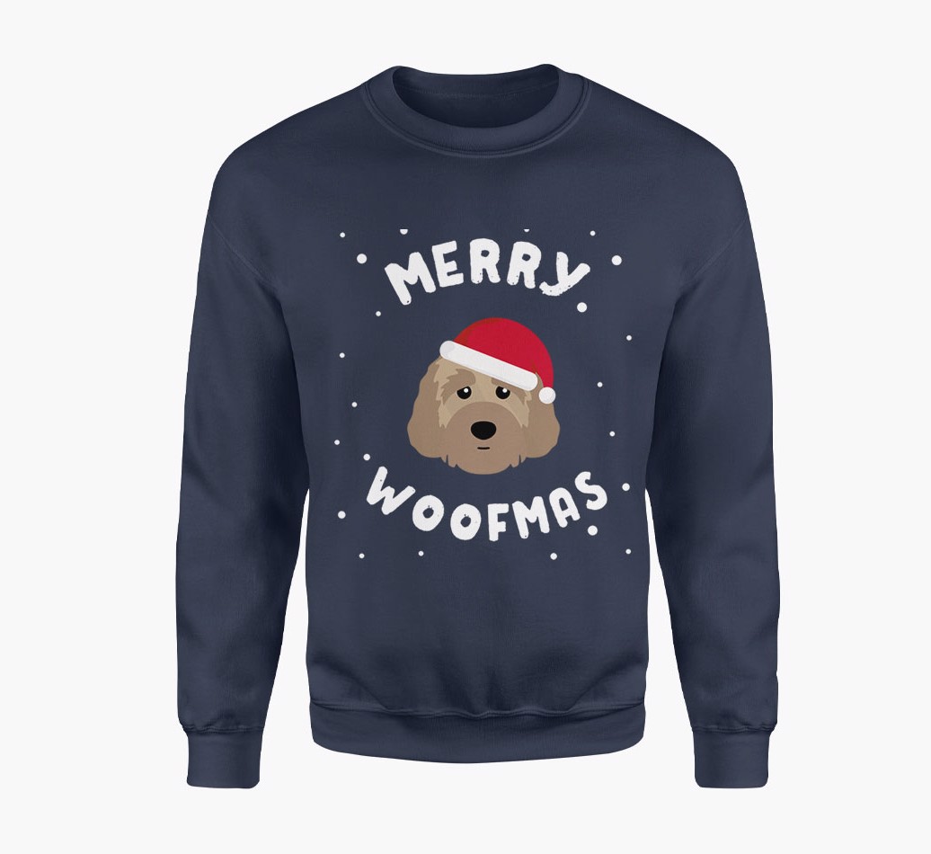 Merry Woofmas: Personalised Adult Jumper