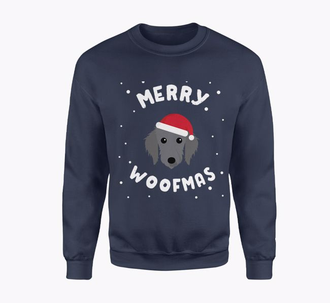 Merry Woofmas: Personalised {breedFullName} Adult Jumper