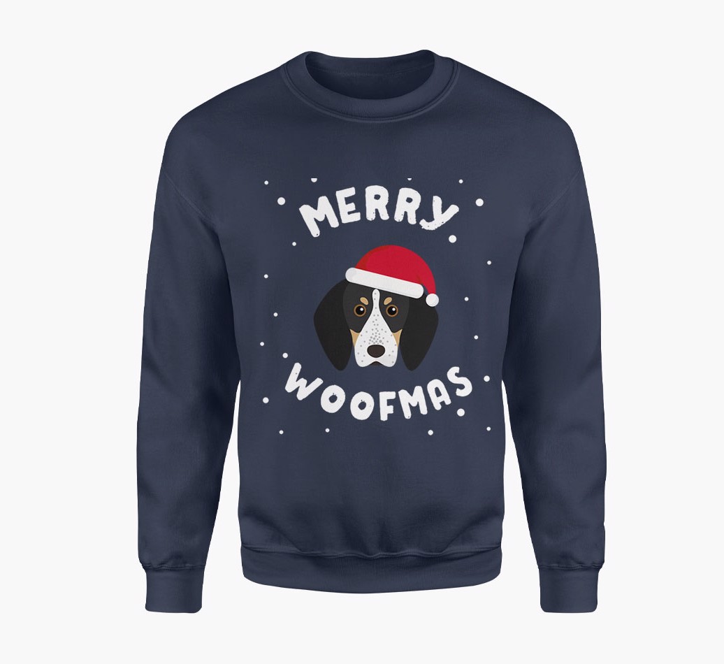 Merry Woofmas: Personalised Adult Jumper