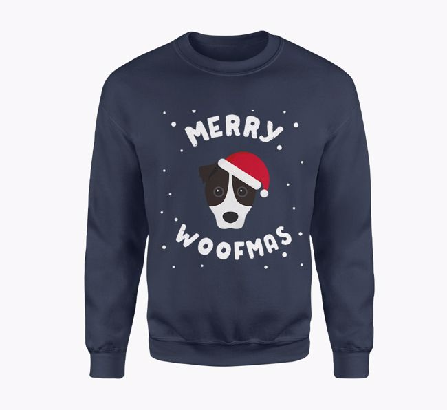 Merry Woofmas: Personalised {breedFullName} Adult Jumper