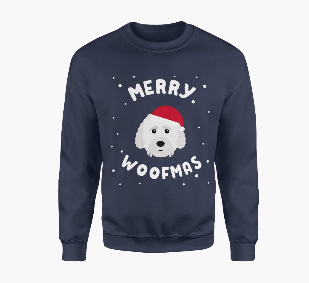 Merry Woofmas: Personalised Adult Jumper