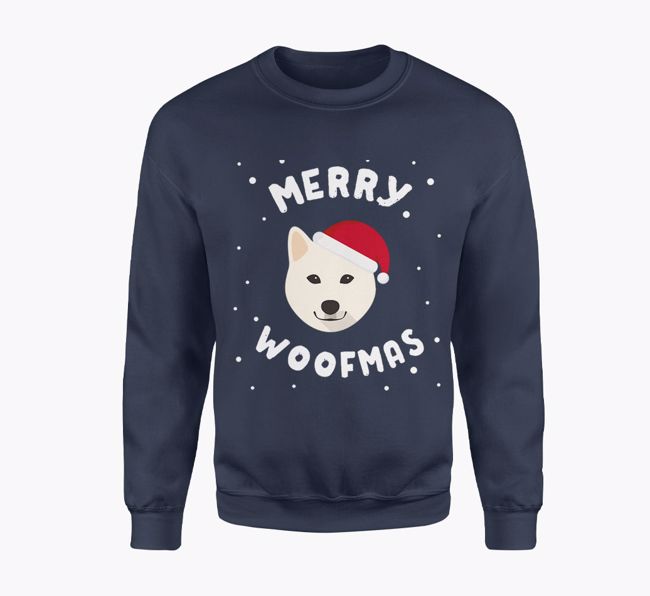 Merry Woofmas: Personalised {breedFullName} Adult Jumper