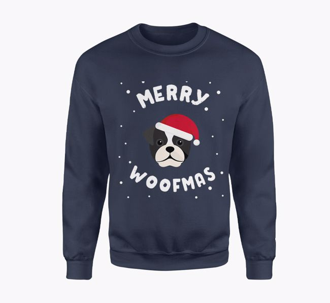 Merry Woofmas: Personalised {breedFullName} Adult Jumper