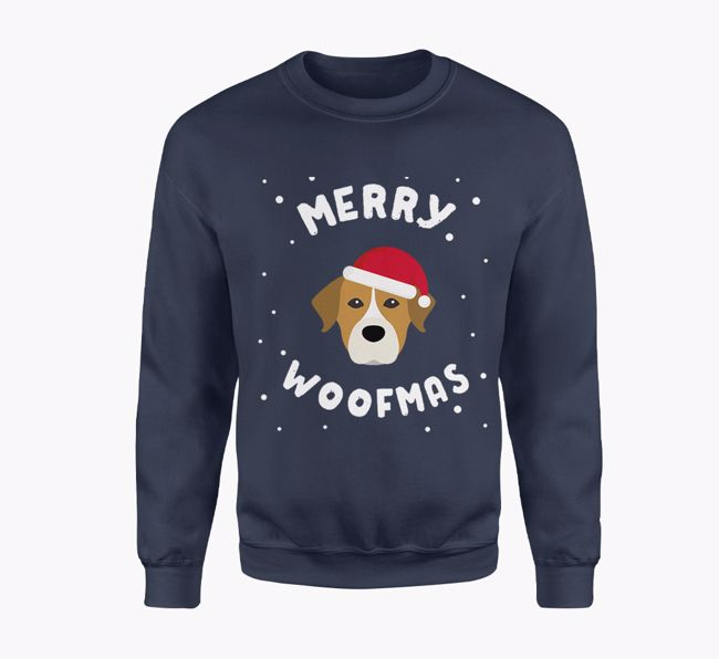 Merry Woofmas: Personalised {breedFullName} Adult Jumper