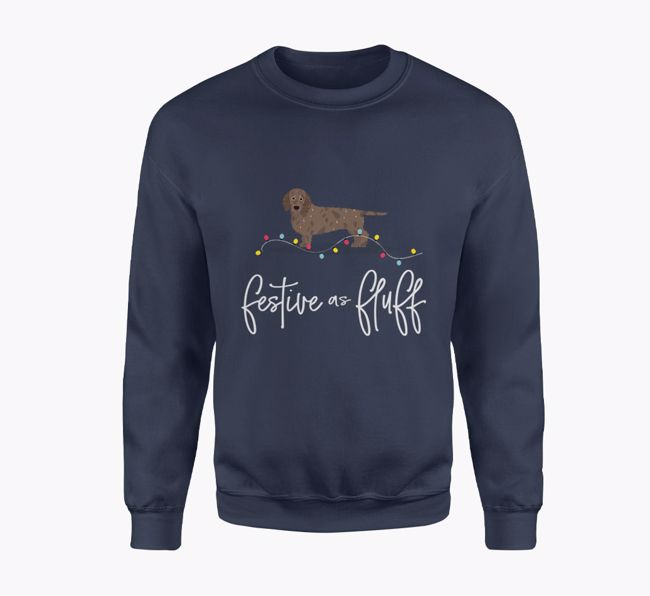 Festive as Fluff: Personalised {breedFullName} Adult Jumper