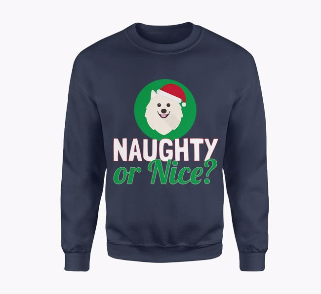 Naughty or Nice: Personalised {breedFullName} Adult Jumper