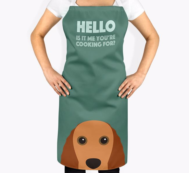 Hello: Personalized {breedFullName} Apron