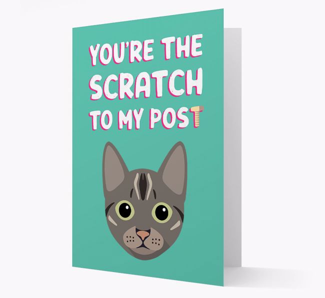 'Scratch To My Post' - Personalised {breedCommonName} Card