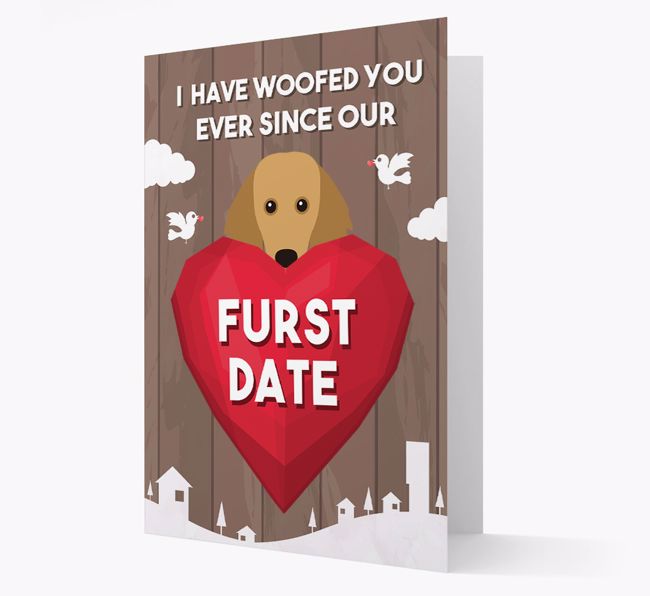 'Furst Date' - Personalized {breedFullName} Card