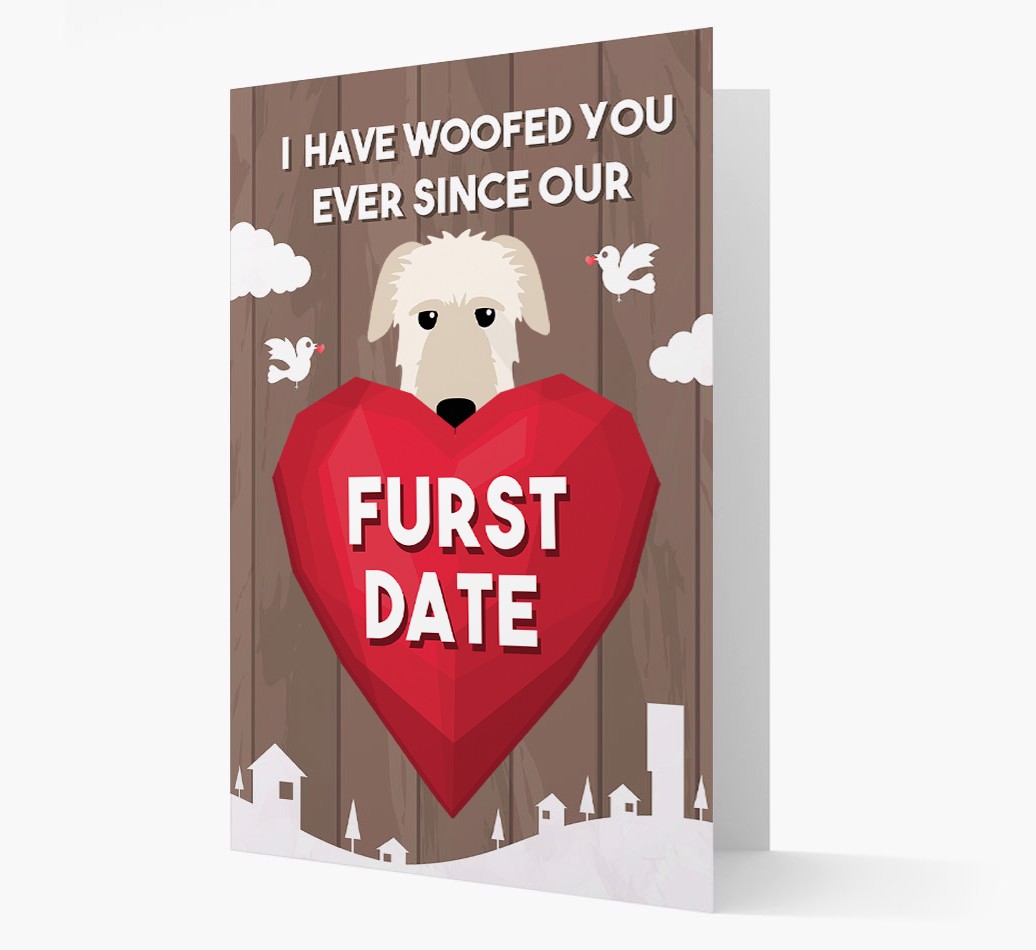 'Furst Date' - Personalised {breedFullName} Christmas Card with Icon