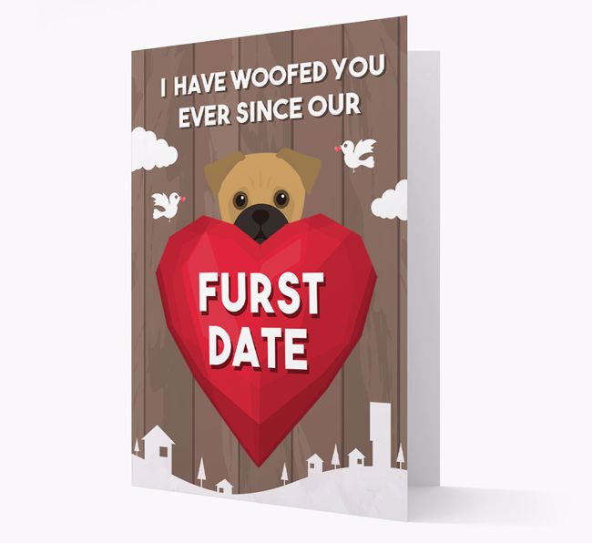 'Furst Date' - Personalized {breedFullName} Card