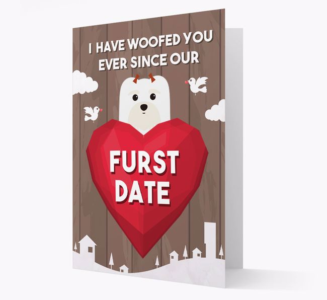 'Furst Date' - Personalized {breedFullName} Card