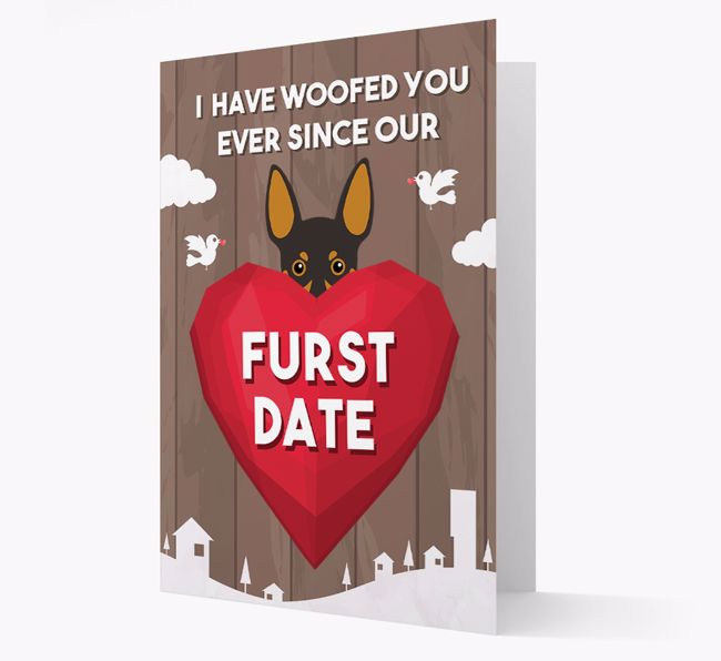 'Furst Date' - Personalised {breedFullName} Card