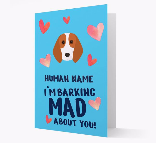 'Barking Mad' - Personalized {breedFullName} Card