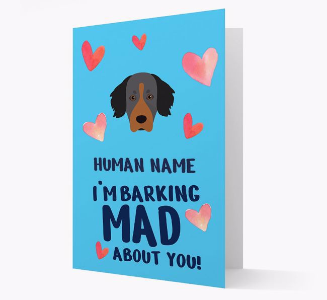 'Barking Mad' - Personalised {breedFullName} Card