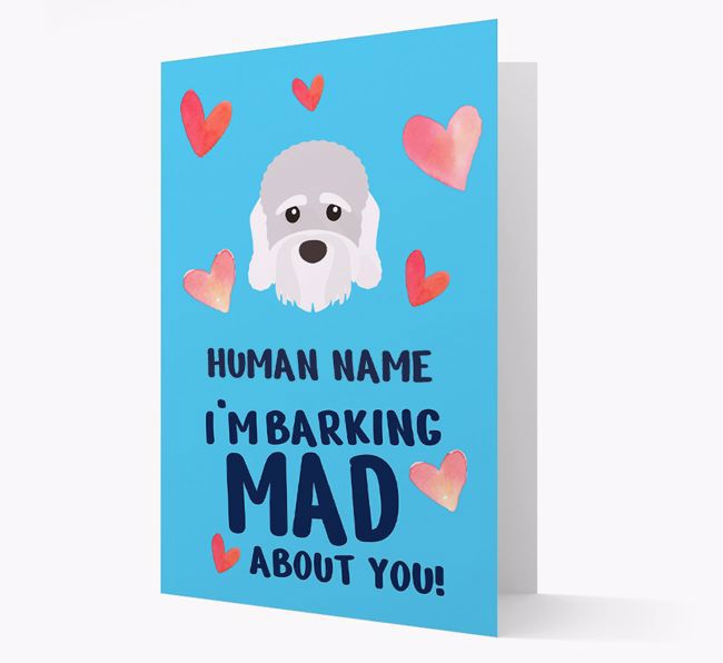 'Barking Mad' - Personalized {breedFullName} Card