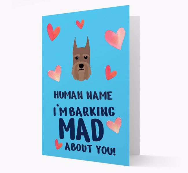 'Barking Mad' - Personalised {breedFullName} Card