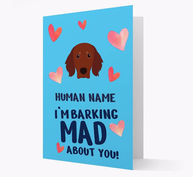 'Barking Mad' - Personalised {breedFullName} Card