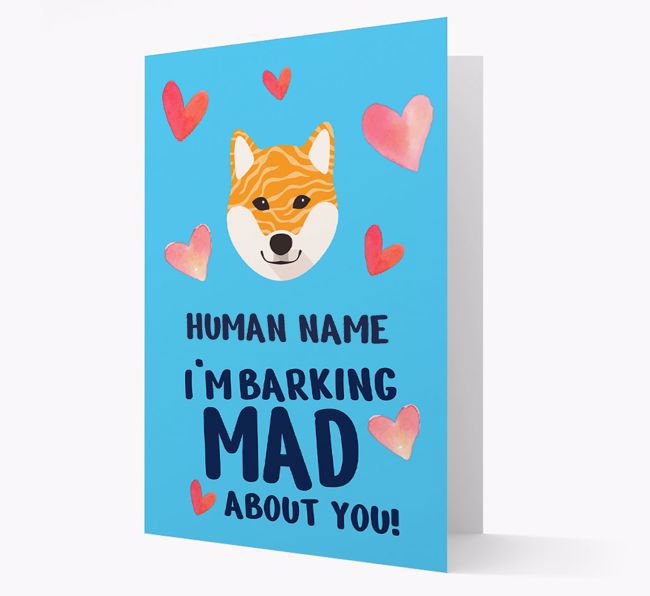 'Barking Mad' - Personalised {breedFullName} Card