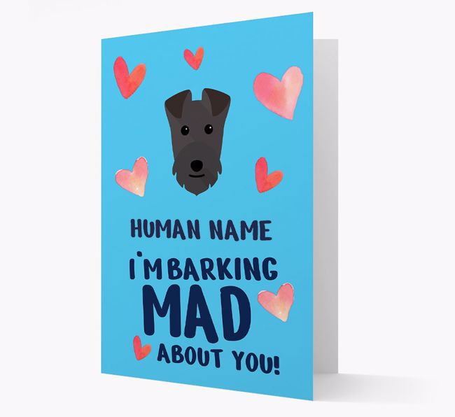 'Barking Mad' - Personalised {breedFullName} Card