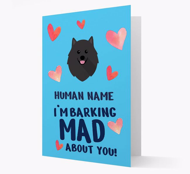 'Barking Mad' - Personalized {breedFullName} Card