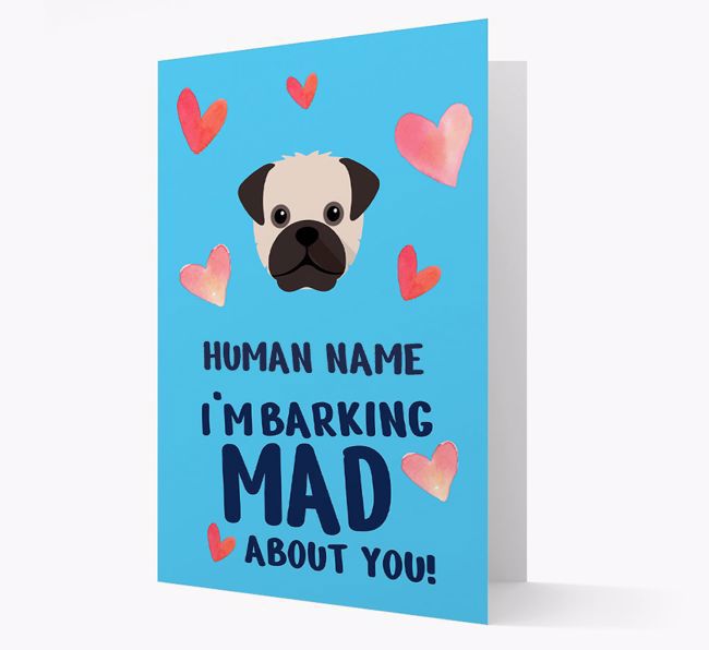 'Barking Mad' - Personalized {breedFullName} Card