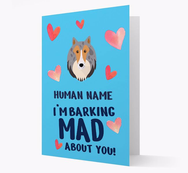 'Barking Mad' - Personalised {breedFullName} Card