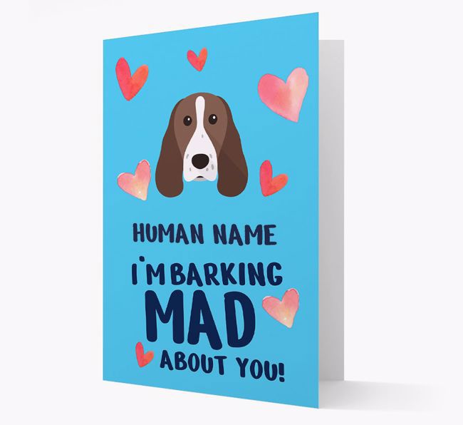 'Barking Mad' - Personalized {breedFullName} Card