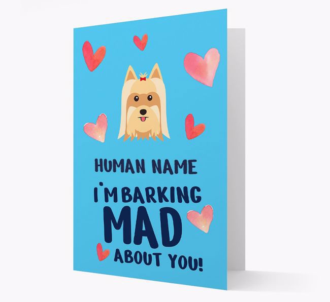 'Barking Mad' - Personalised {breedFullName} Card