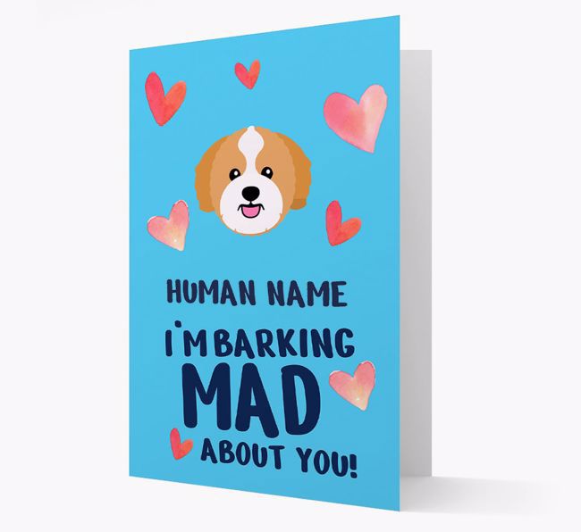 'Barking Mad' - Personalized {breedFullName} Card