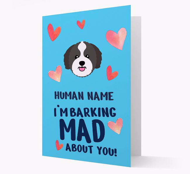'Barking Mad' - Personalised {breedFullName} Card