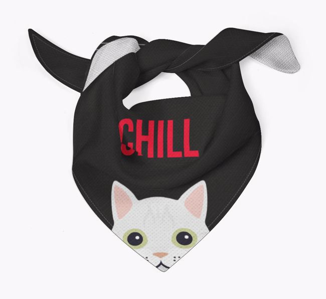 'Chill' - Personalised {breedCommonName} Bandana