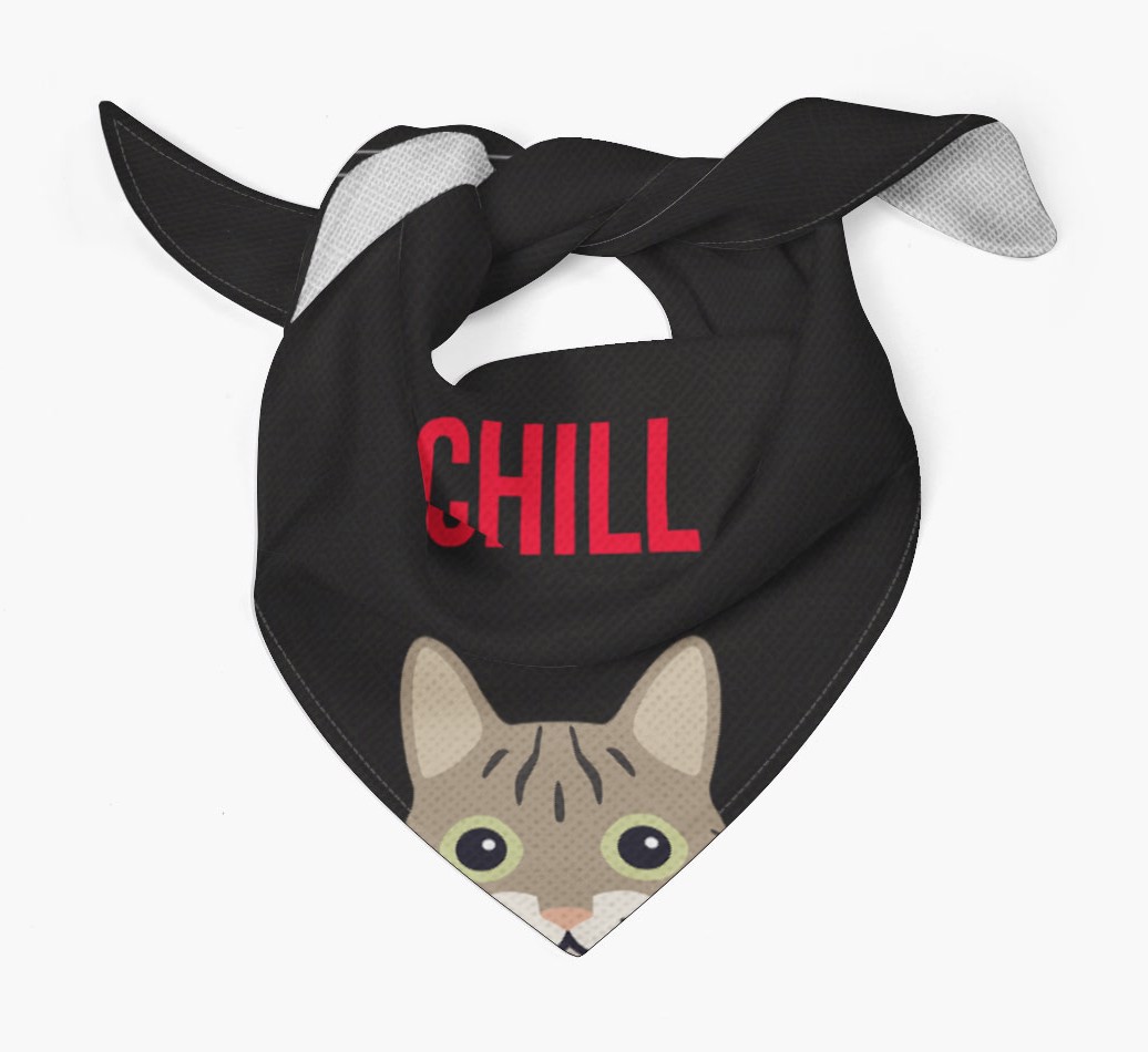 'Chill' - Personalised {breedCommonName} Bandana