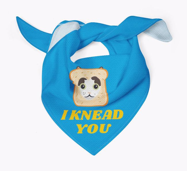 'Knead You' - Personalised {breedCommonName} Bandana