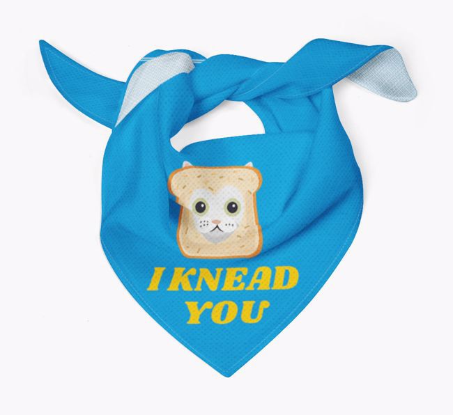 'Knead You' - Personalised {breedCommonName} Bandana