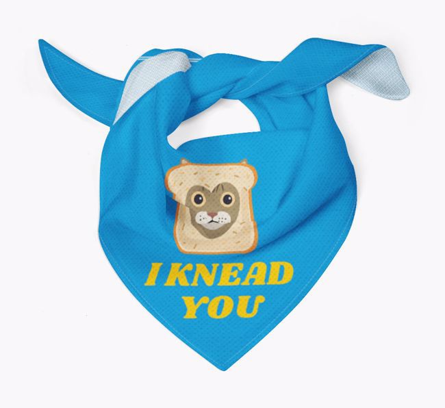 'Knead You' - Personalized {breedCommonName} Bandana