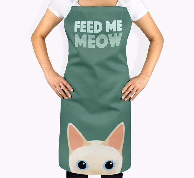Feed Me Meow: Personalised {breedShortName} Apron