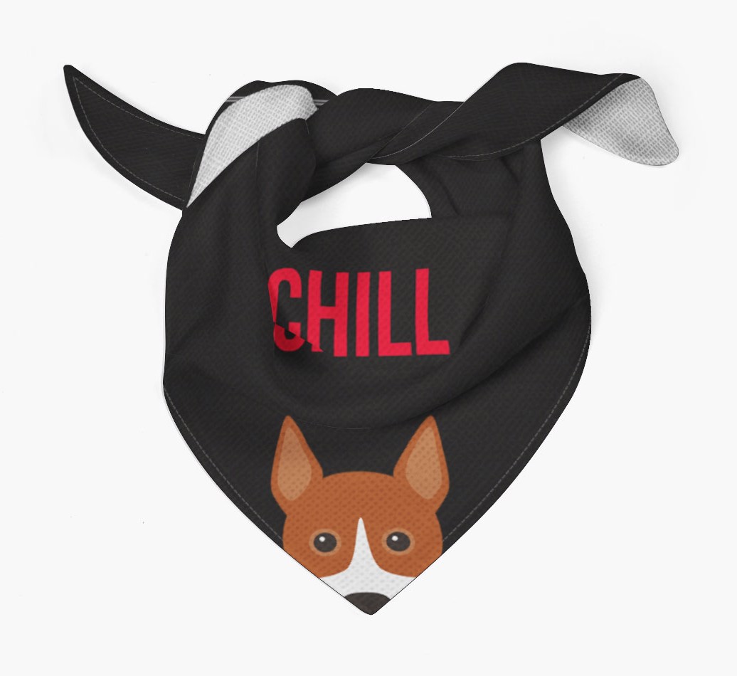 'Chill' - Personalised {breedCommonName} Bandana