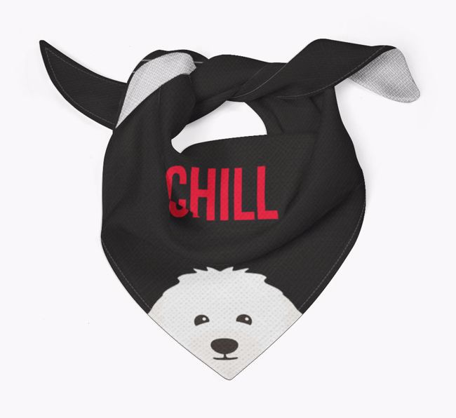 'Chill' - Personalized {breedFullName} Bandana