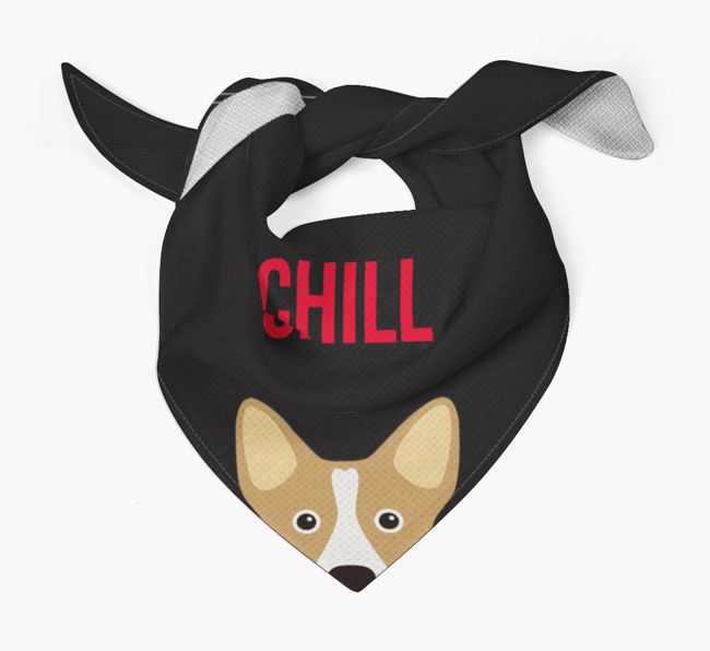 'Chill' - Personalised {breedFullName} Bandana