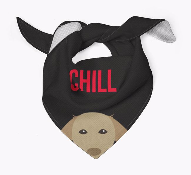 'Chill' - Personalized {breedFullName} Bandana