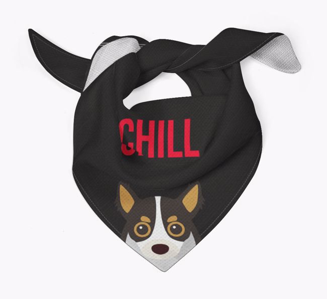 'Chill' - Personalized {breedFullName} Bandana