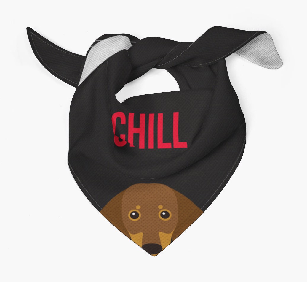 'Chill' - Personalized {breedCommonName} Bandana