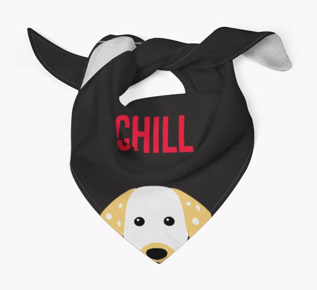 'Chill' - Personalised {breedFullName} Bandana